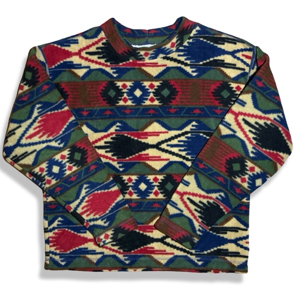Eastern Mountain Sports Other - Vintage 90s EMS Aztec Pattern Fleece Crewneck